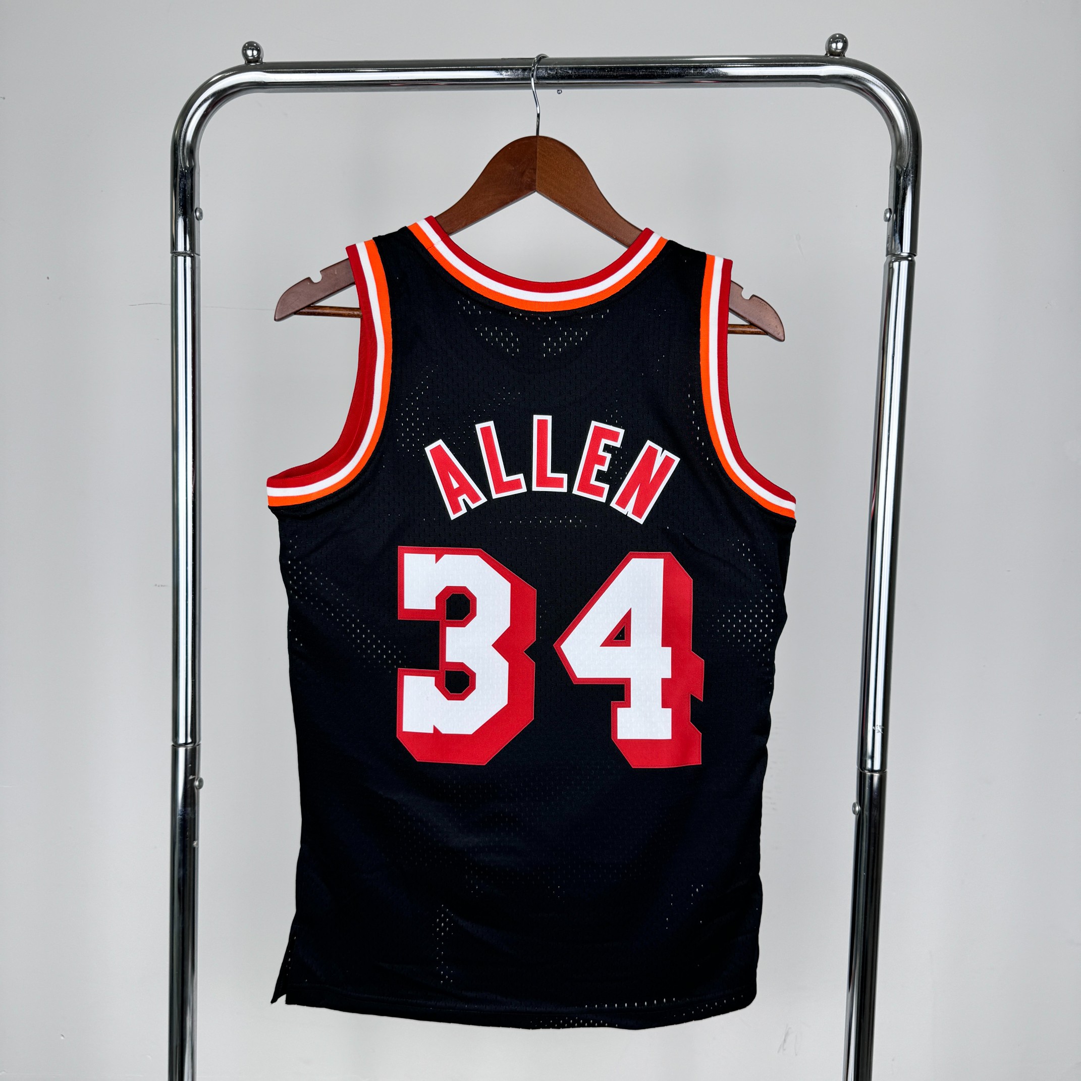 Heat Allen Black Jersey" Custom