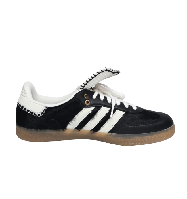 The adidas x Wales Bonner Pony Samba Shoes Black Chalk White