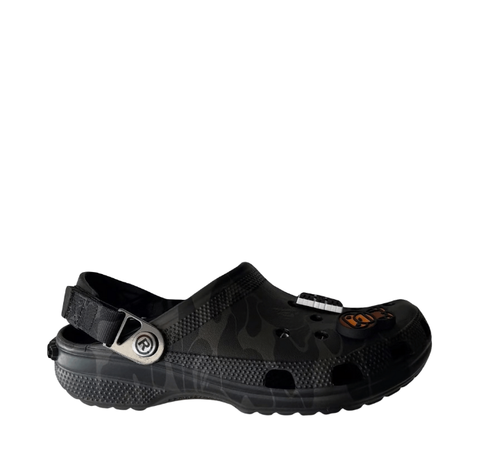 Crocs Classic Clog A Bathing Ape ABC Camo Black" Custom