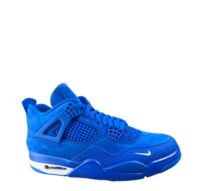Air Jordan 4 Brick by Brick BLUE Edition" Custom