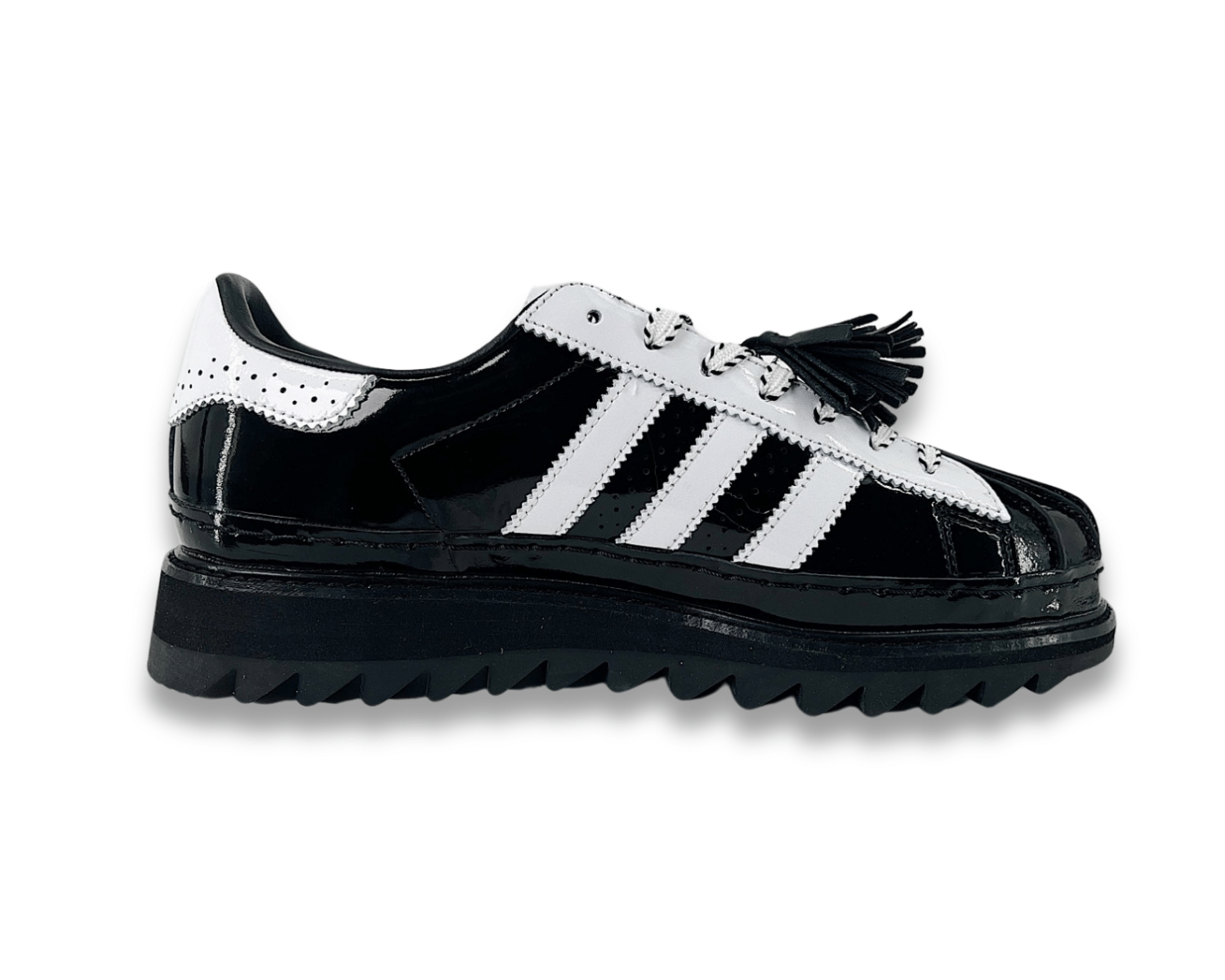 The adidas Originals x CLOT Superstar Core Black