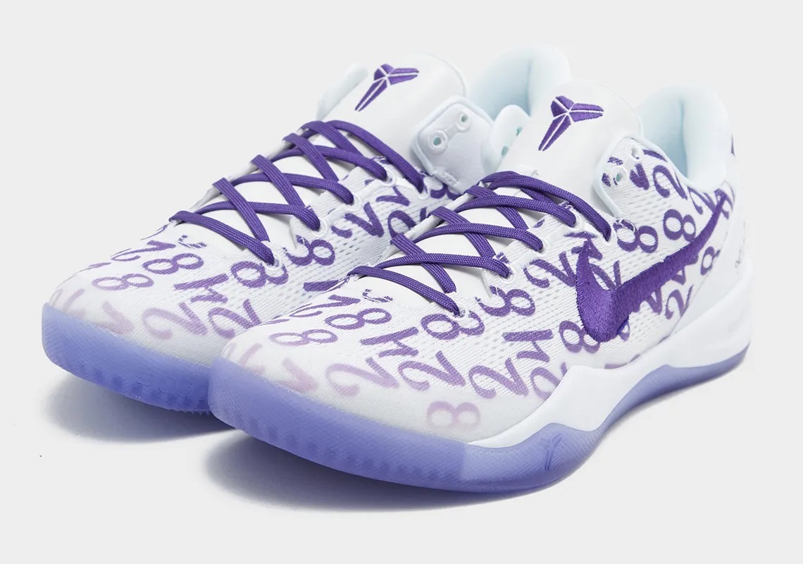 Nike Kobe 8 Protro White Court Purple