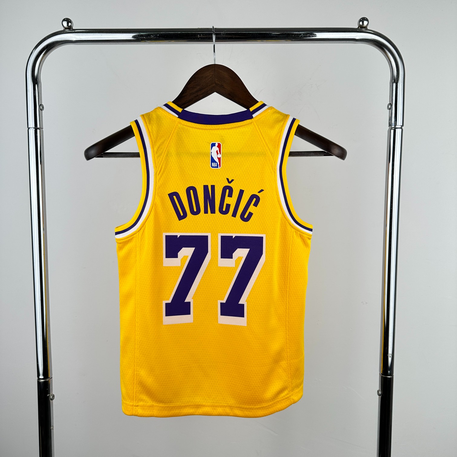 Lakers Doncic Yellow Jersey" Custom