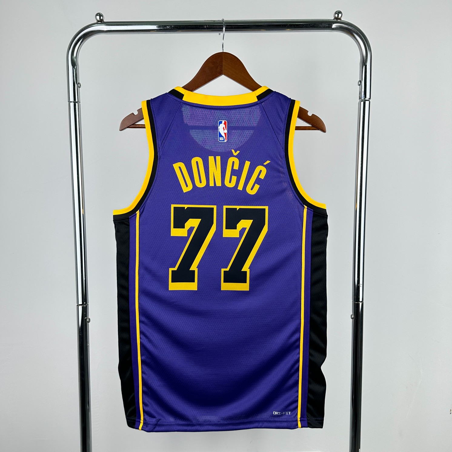 Lakers Doncic Purple Jersey" Custom