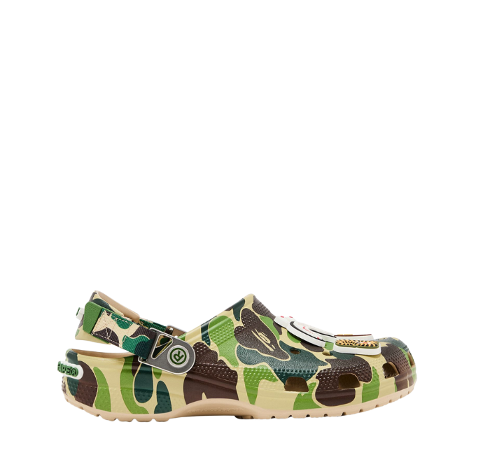 Crocs Classic Clog A Bathing Ape ABC Camo Green" Custom