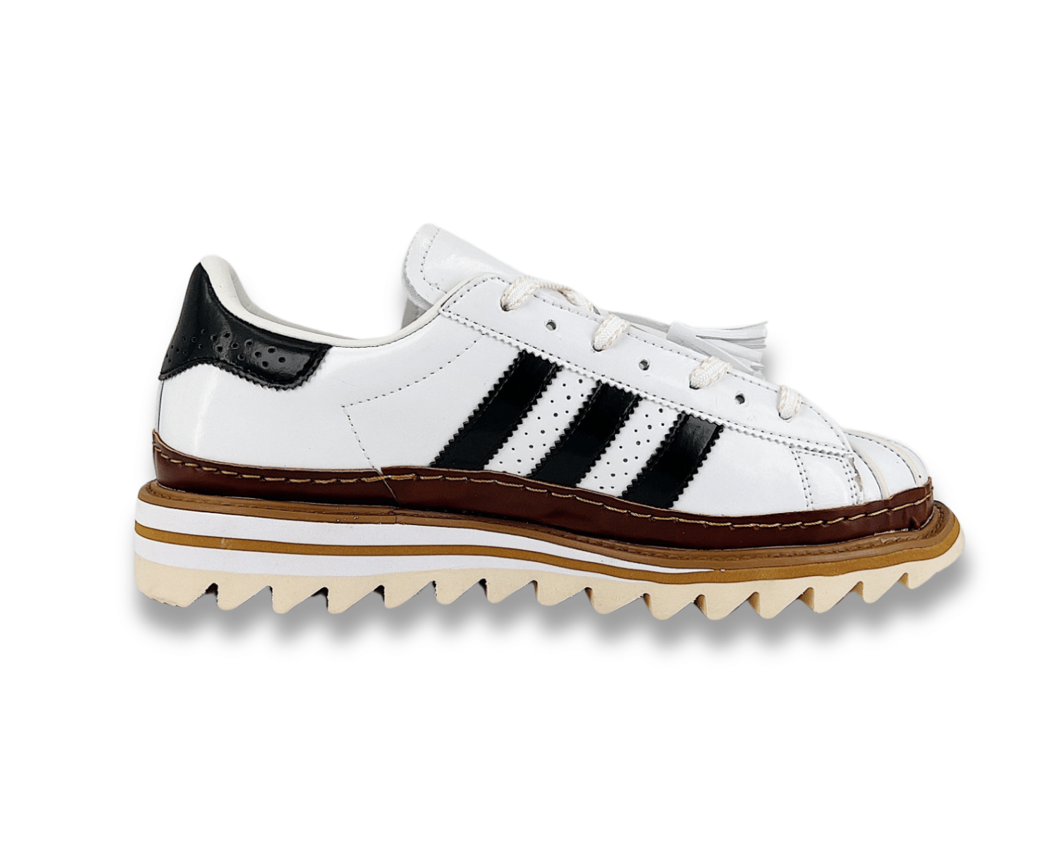 CLOT x adidas Originals Superstar White Crystal Sand
