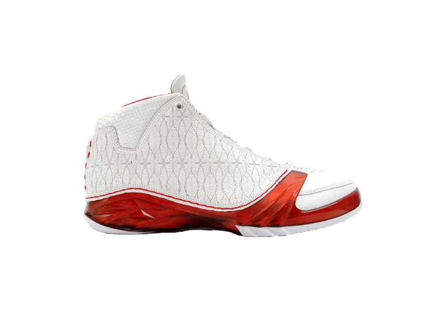 Jordan 23 White Varsity Red" Custom