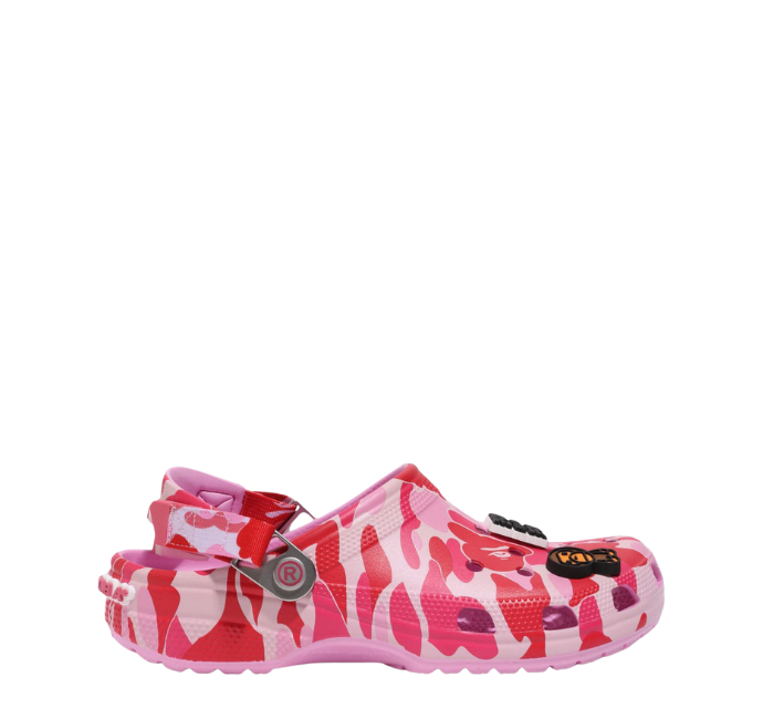 Crocs Classic Clog A Bathing Ape ABC Camo Pink" Custom