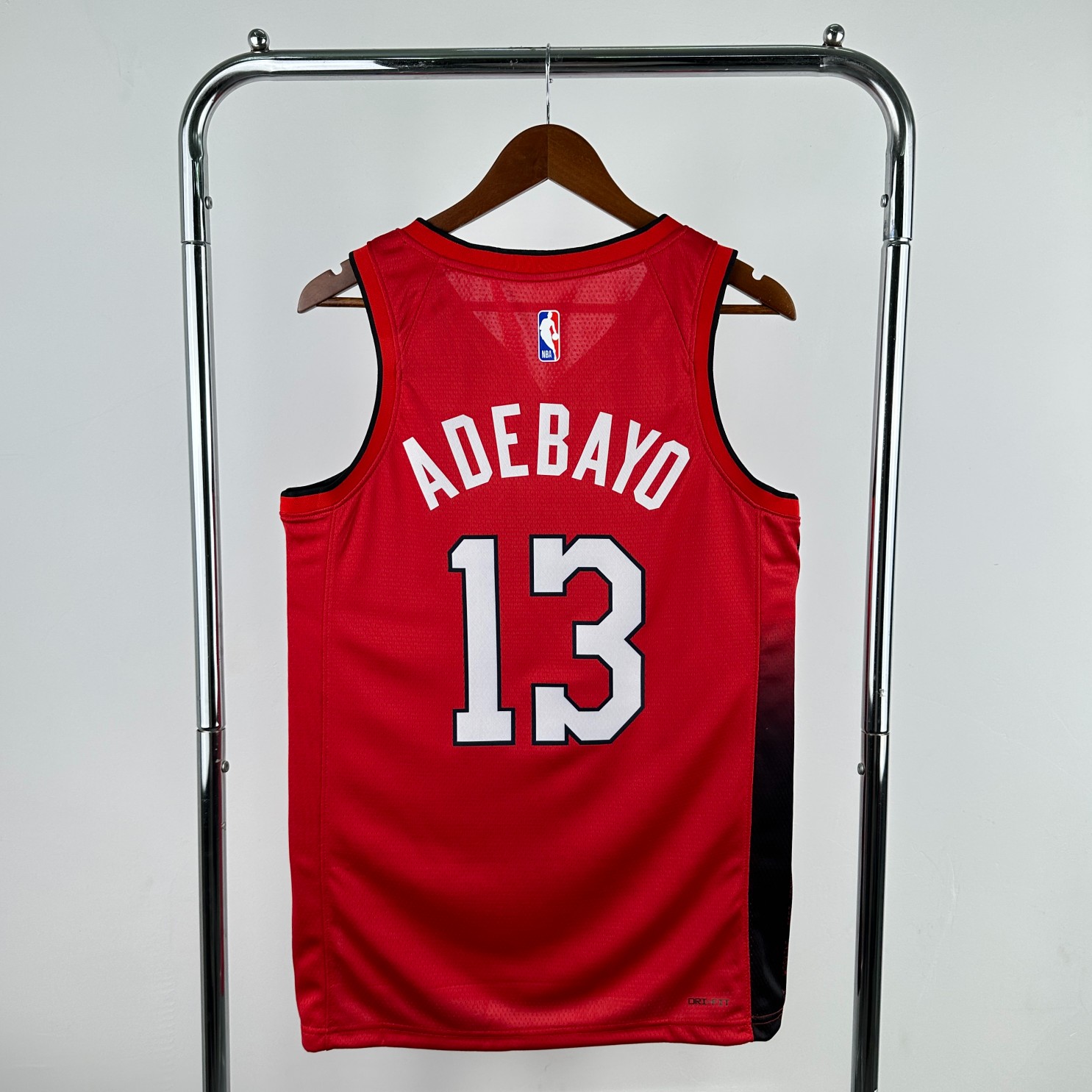 Heat Adebayo Red Jersey" Custom