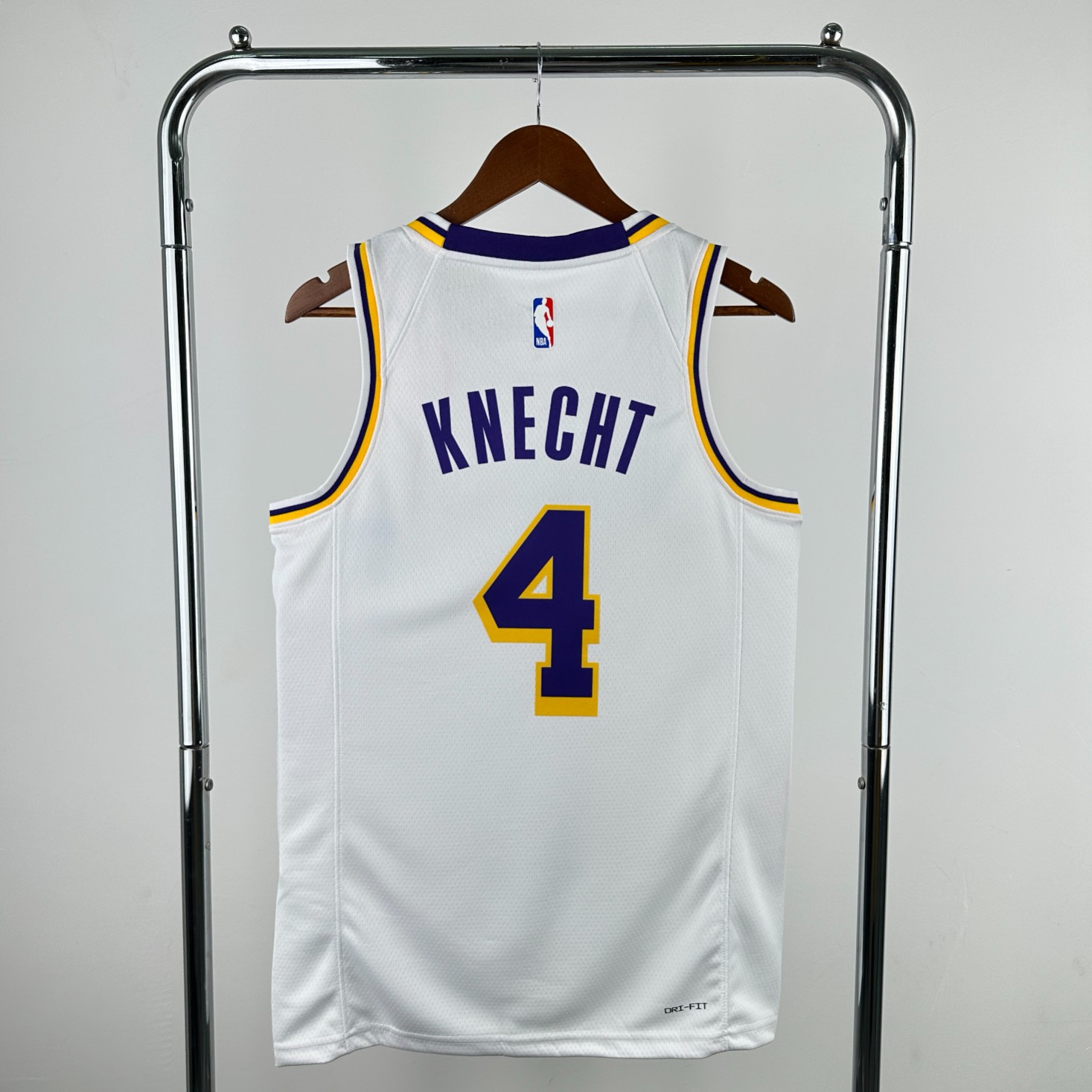 Lakers Knecht White Jersey" Custom