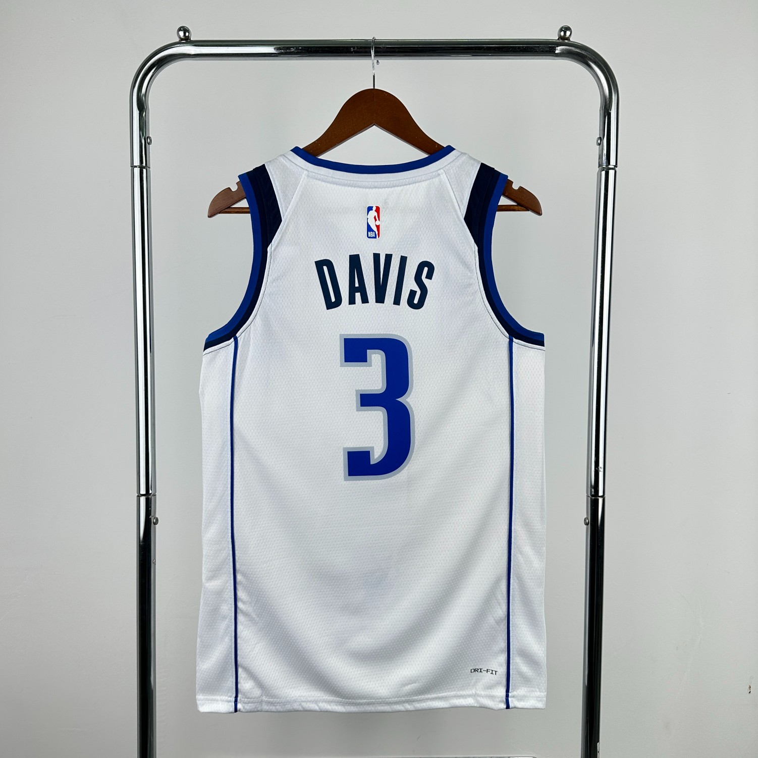 Dallas Davis White Jersey" Custom