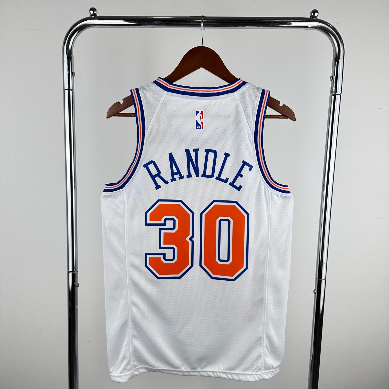 New York Randle White Jersey" Custom