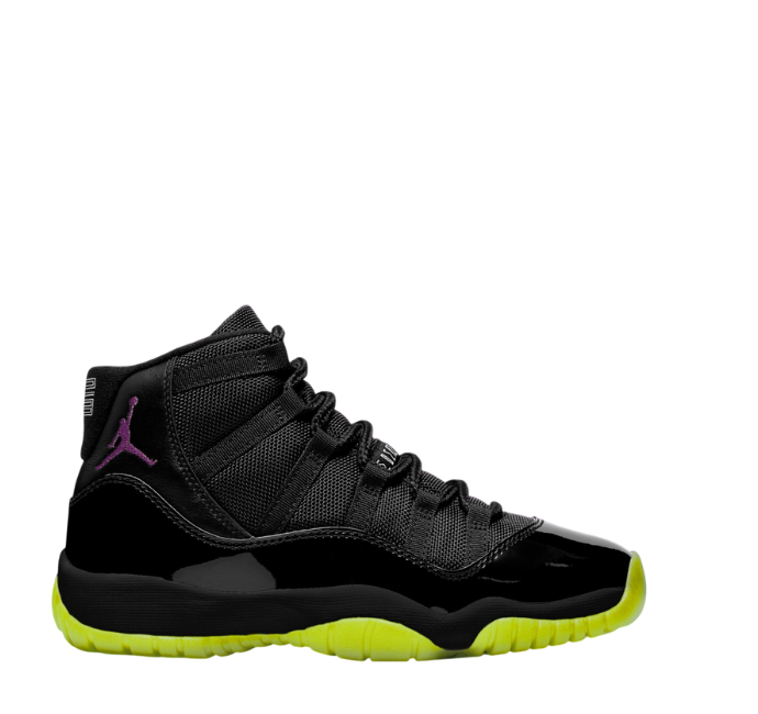 Air Jordan 11 ‘Black/Barely Volt’" Custom