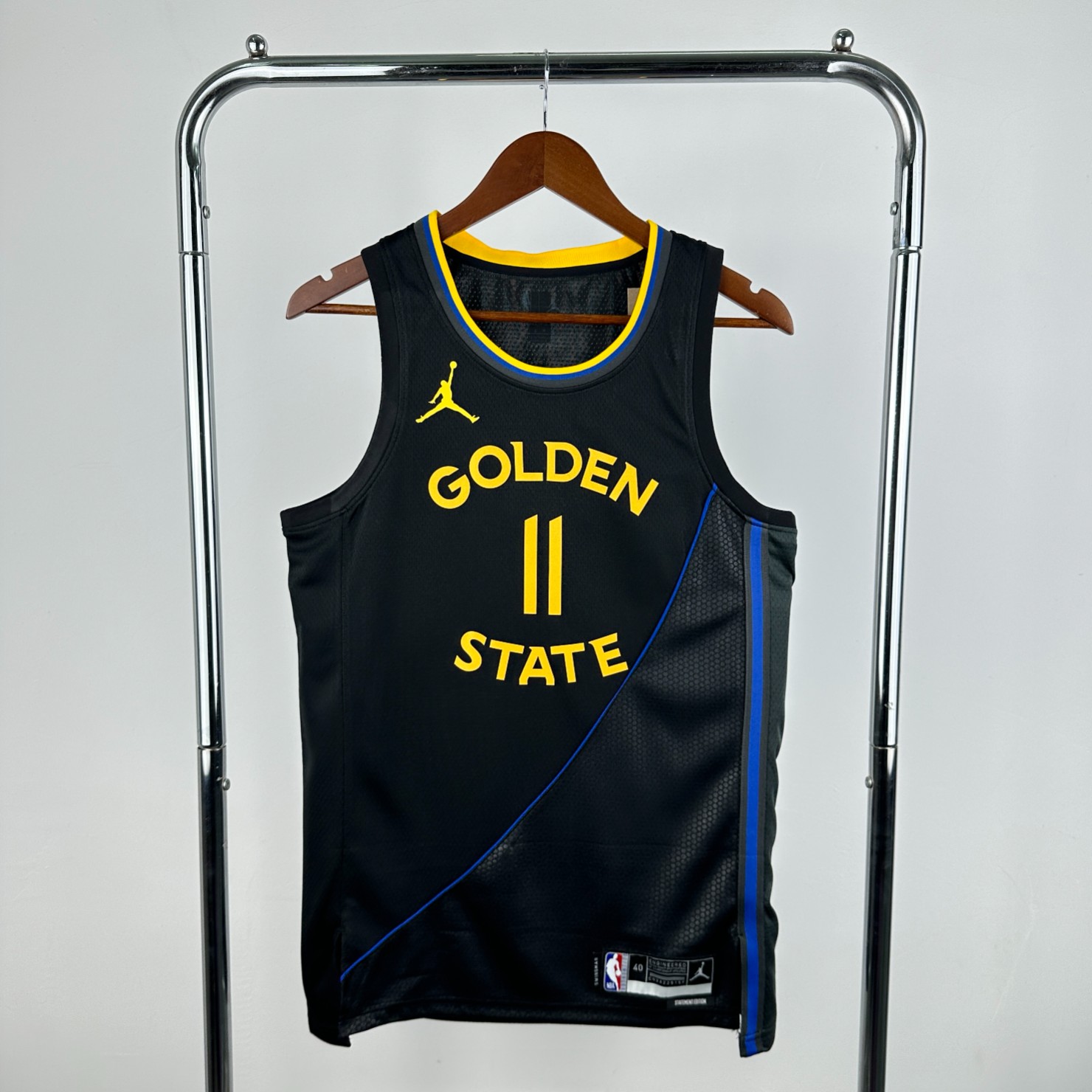 Golden State Warriors Thompson Black Jersey" Custom