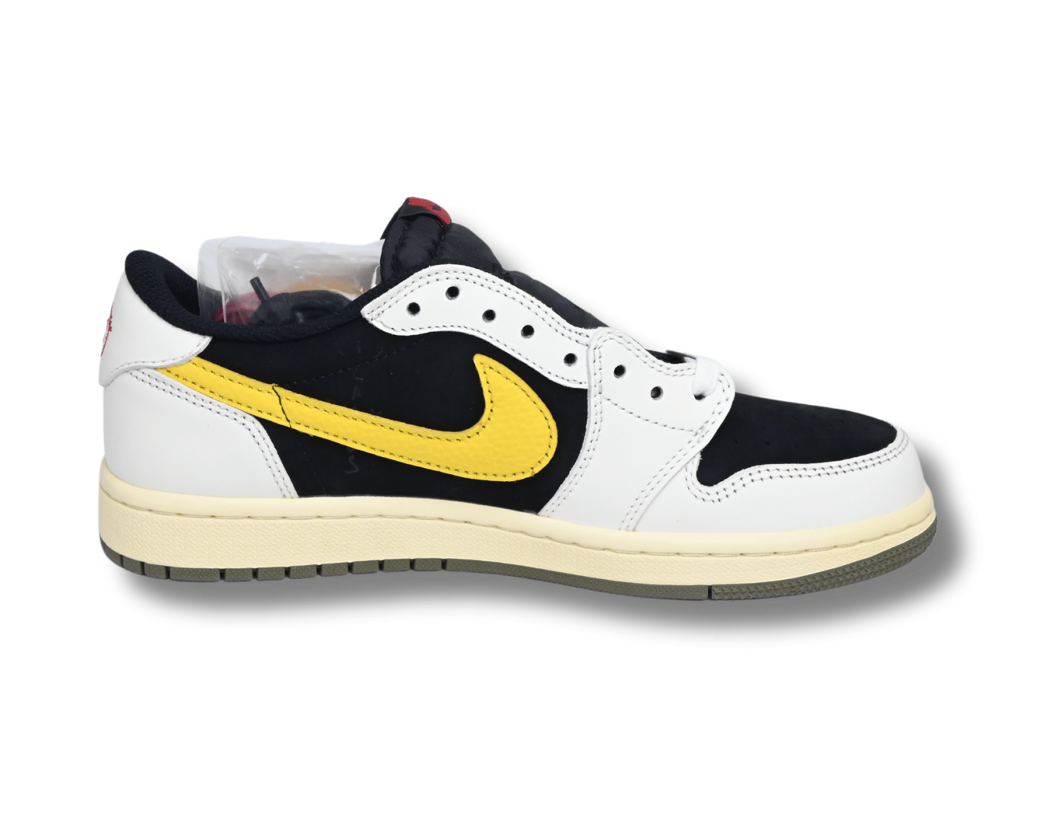 Travis Scott x Air Jordan 1 Yellow White" Custom