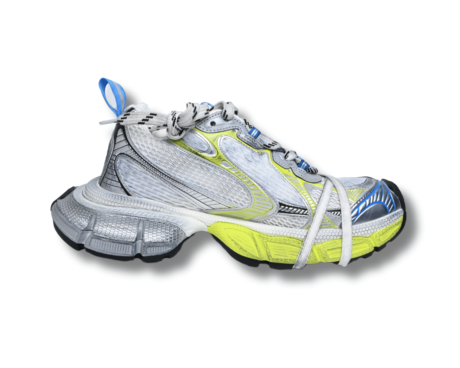 Balenciaga Phantom Sneakers White Yellow Blue