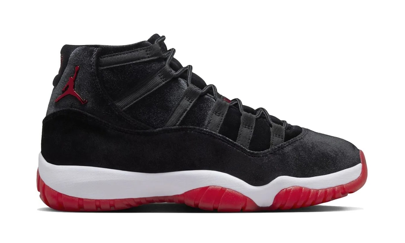 Air Jordan 11 Bred Velvet" Custom