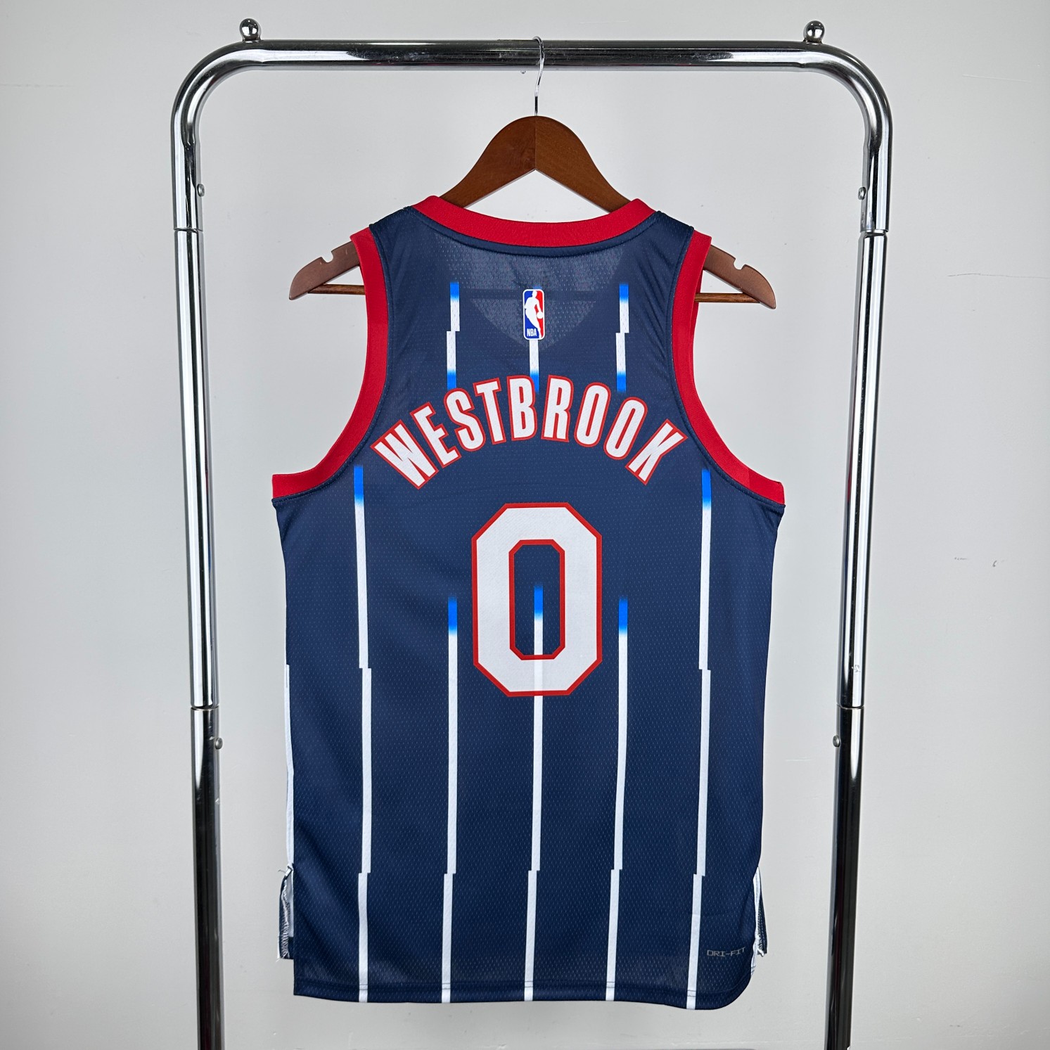 Houston Westbrook Navy Jersey" Custom