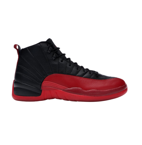 Nike Air Jordan 12 Retro Flu Game Black Red" Custom